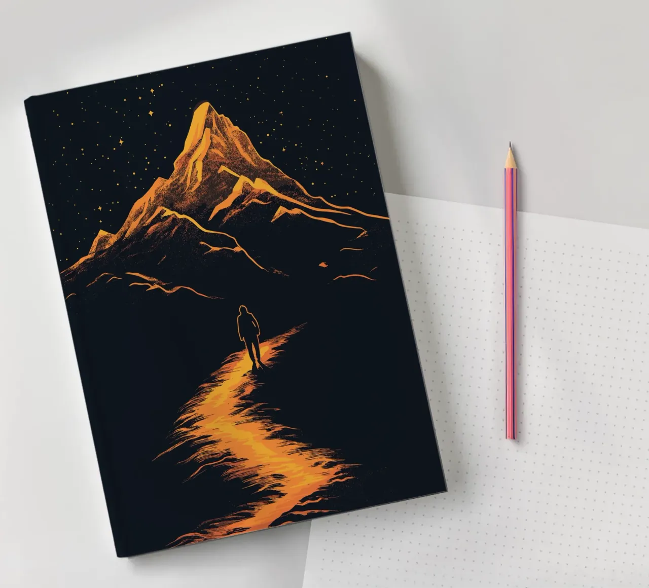 Illuminated path to the Sternenberg notebook by pixelbull - medieval art and more