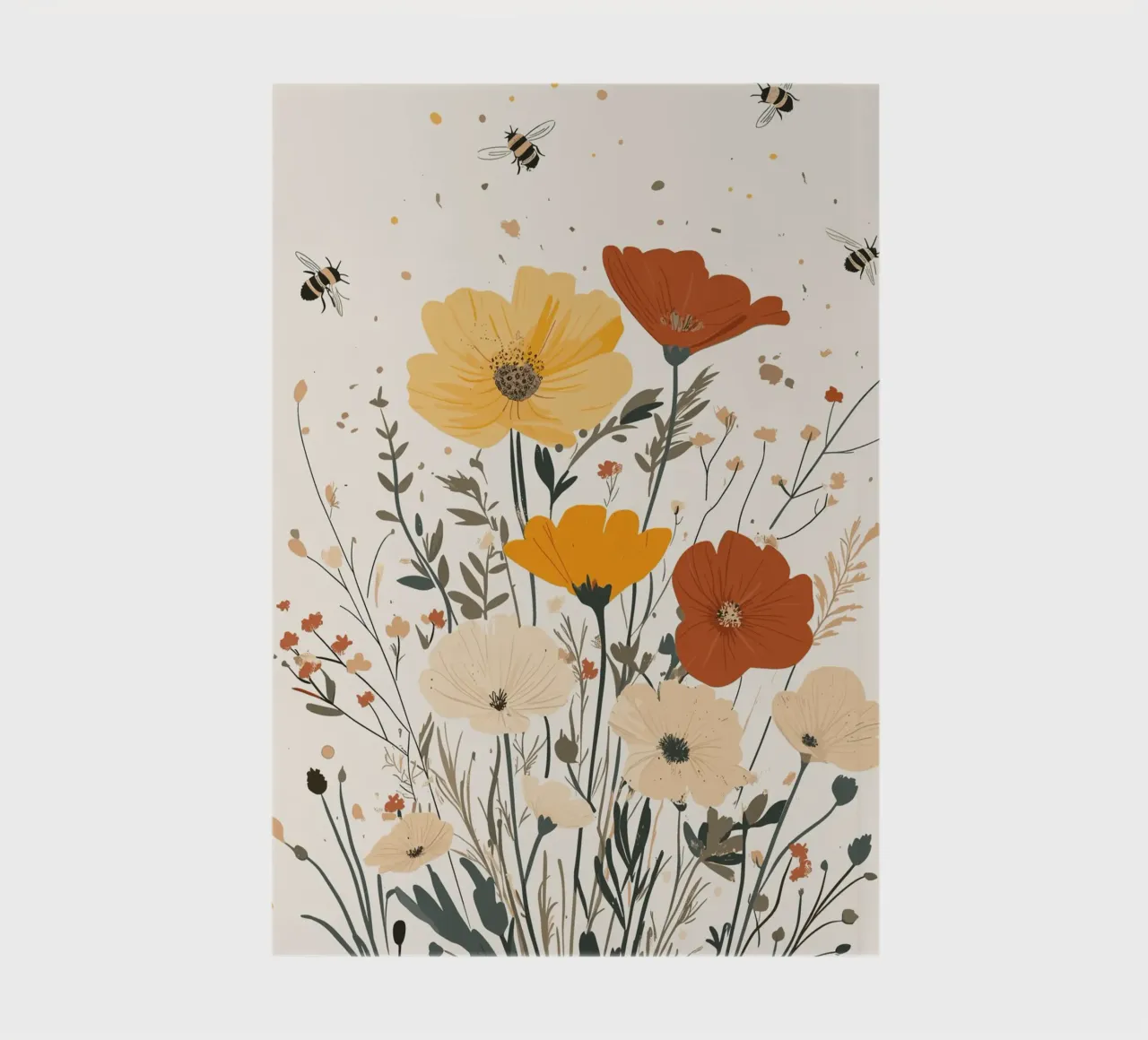Fiori selvatici e api estive diario da pixelbull - medieval art and more