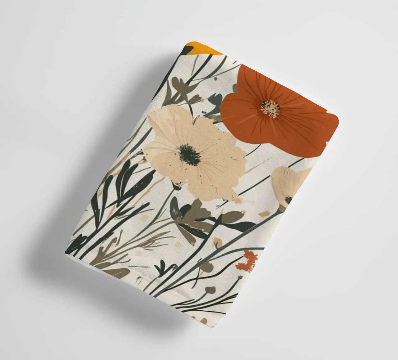 Fiori selvatici e api estive asciugamano da bagno da pixelbull - medieval art and more