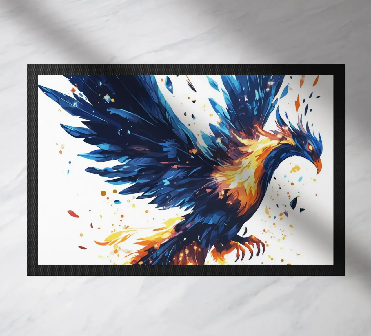 L'ascesa della fenice ardente zerbino da pixelbull - medieval art and more