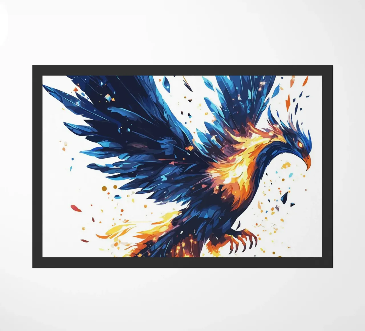 L'ascesa della fenice ardente zerbino da pixelbull - medieval art and more