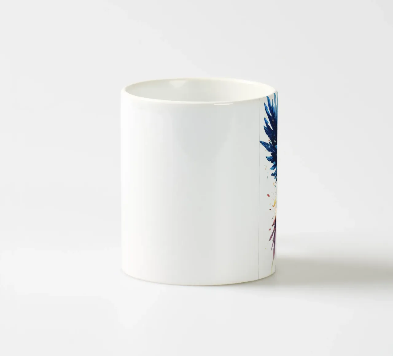 L'ascesa della fenice ardente tazza in ceramica da pixelbull - medieval art and more