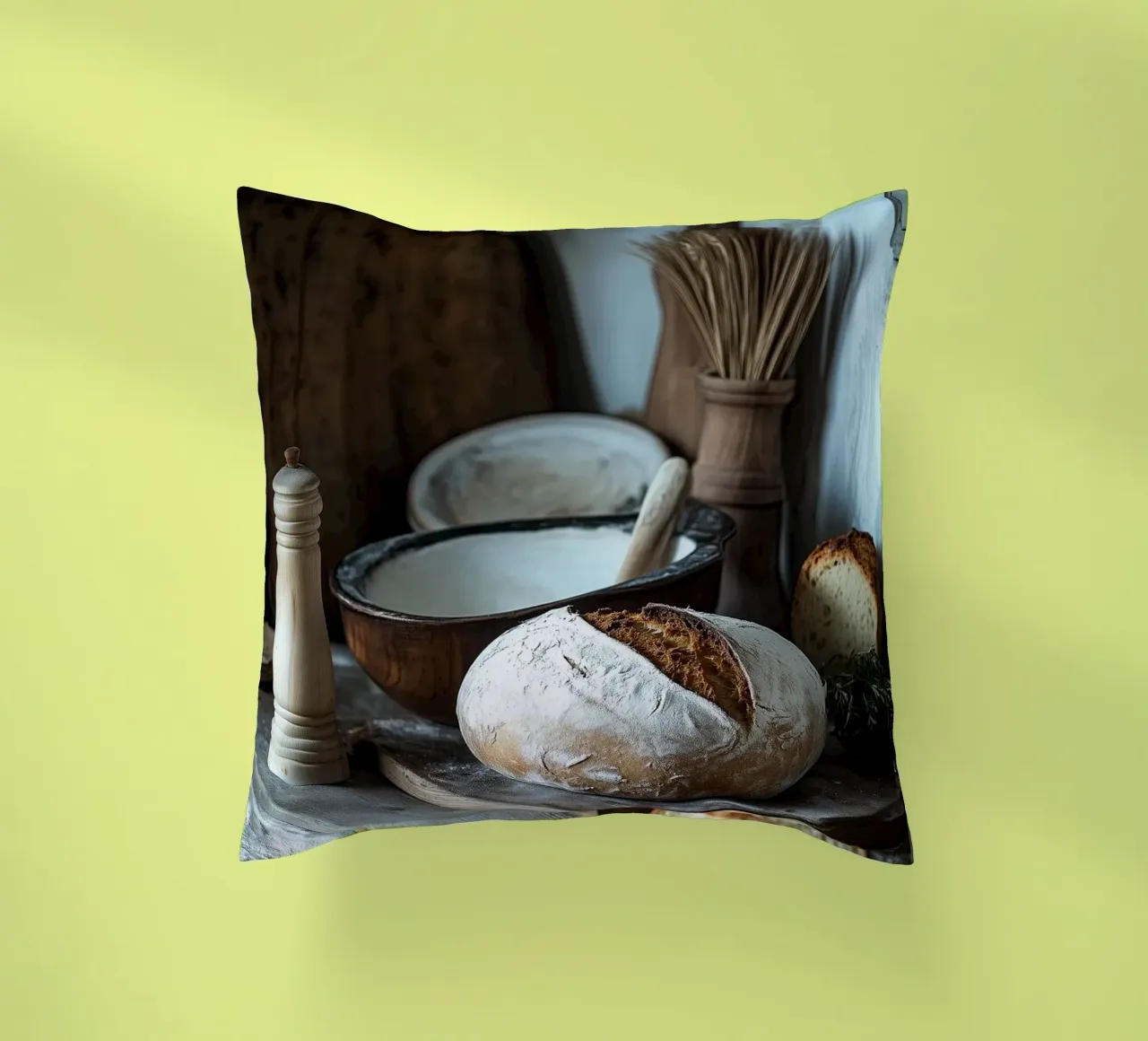 Idillio rustico per gli spuntini cuscino da pixelbull - medieval art and more