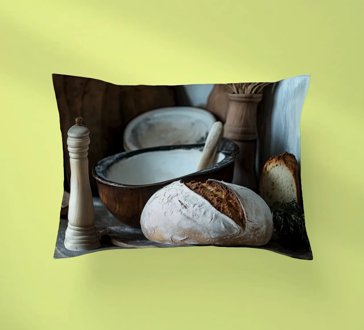 Idillio rustico per gli spuntini cuscino da pixelbull - medieval art and more