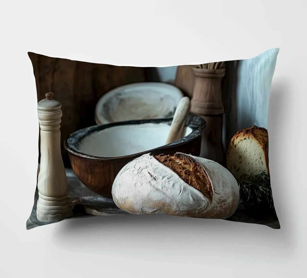 Idillio rustico per gli spuntini cuscino da pixelbull - medieval art and more