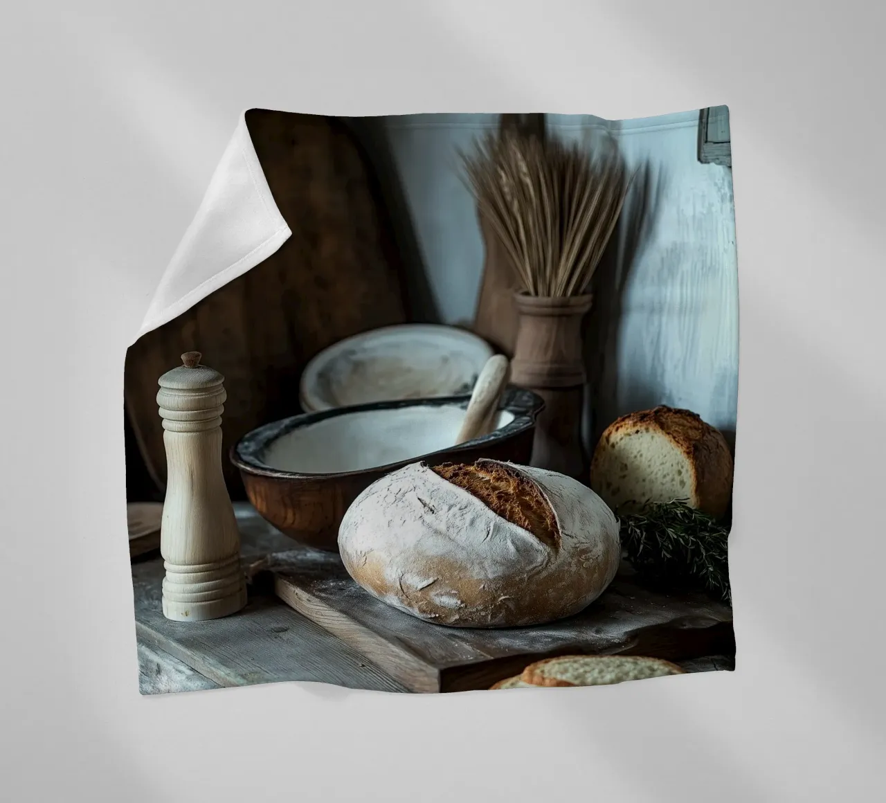 Idillio rustico per gli spuntini coperta in pile da pixelbull - medieval art and more