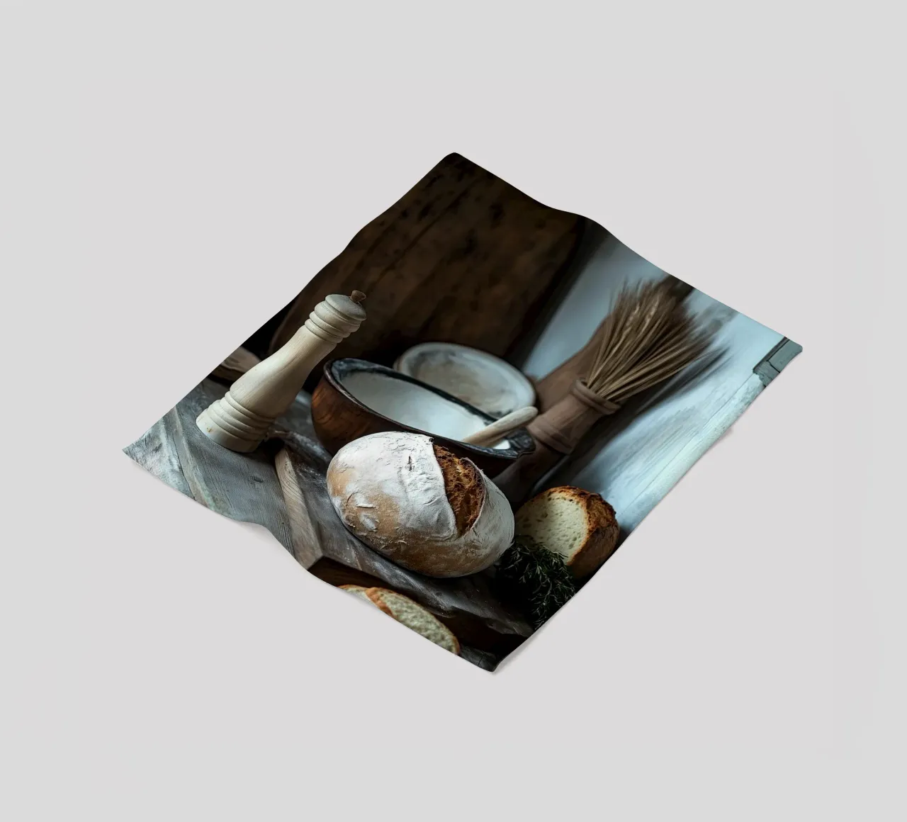 Idillio rustico per gli spuntini coperta in pile da pixelbull - medieval art and more