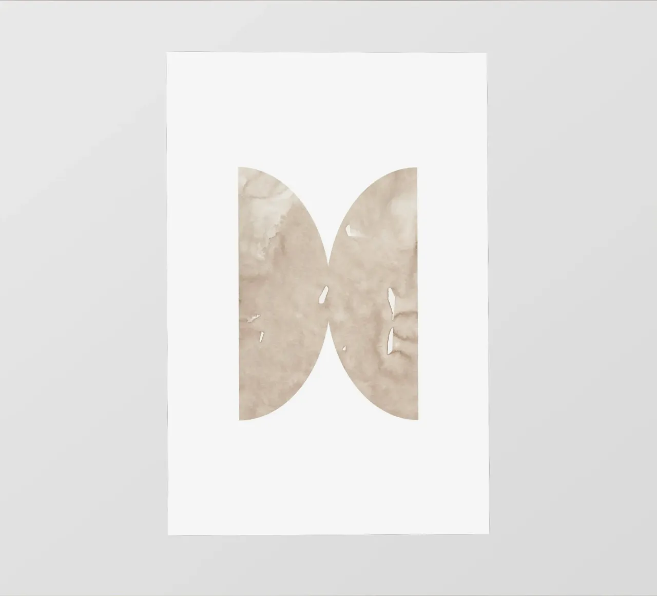 Forme geometriche ad acquerello 6 pellicola backlit da NouveauPrints