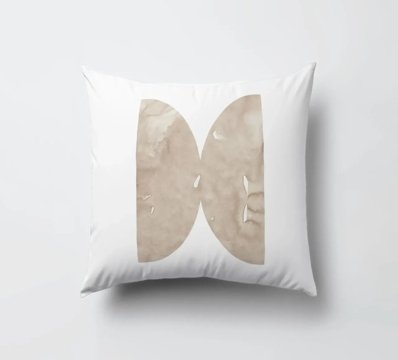 Forme geometriche ad acquerello 6 cuscino da NouveauPrints