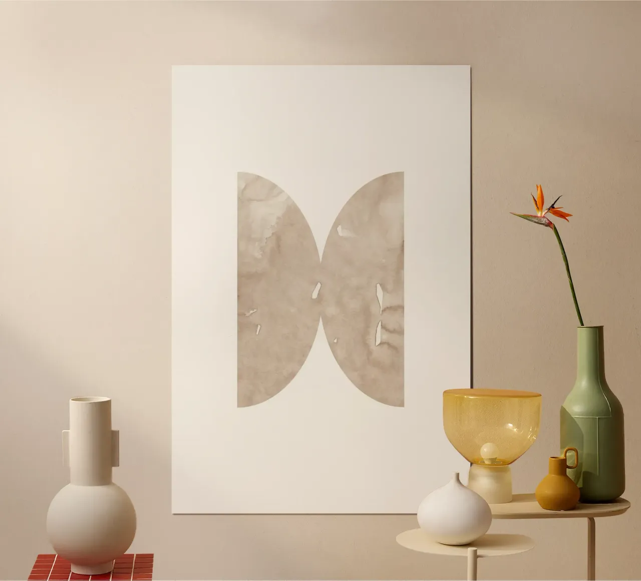 Forme geometriche ad acquerello 6 poster da NouveauPrints