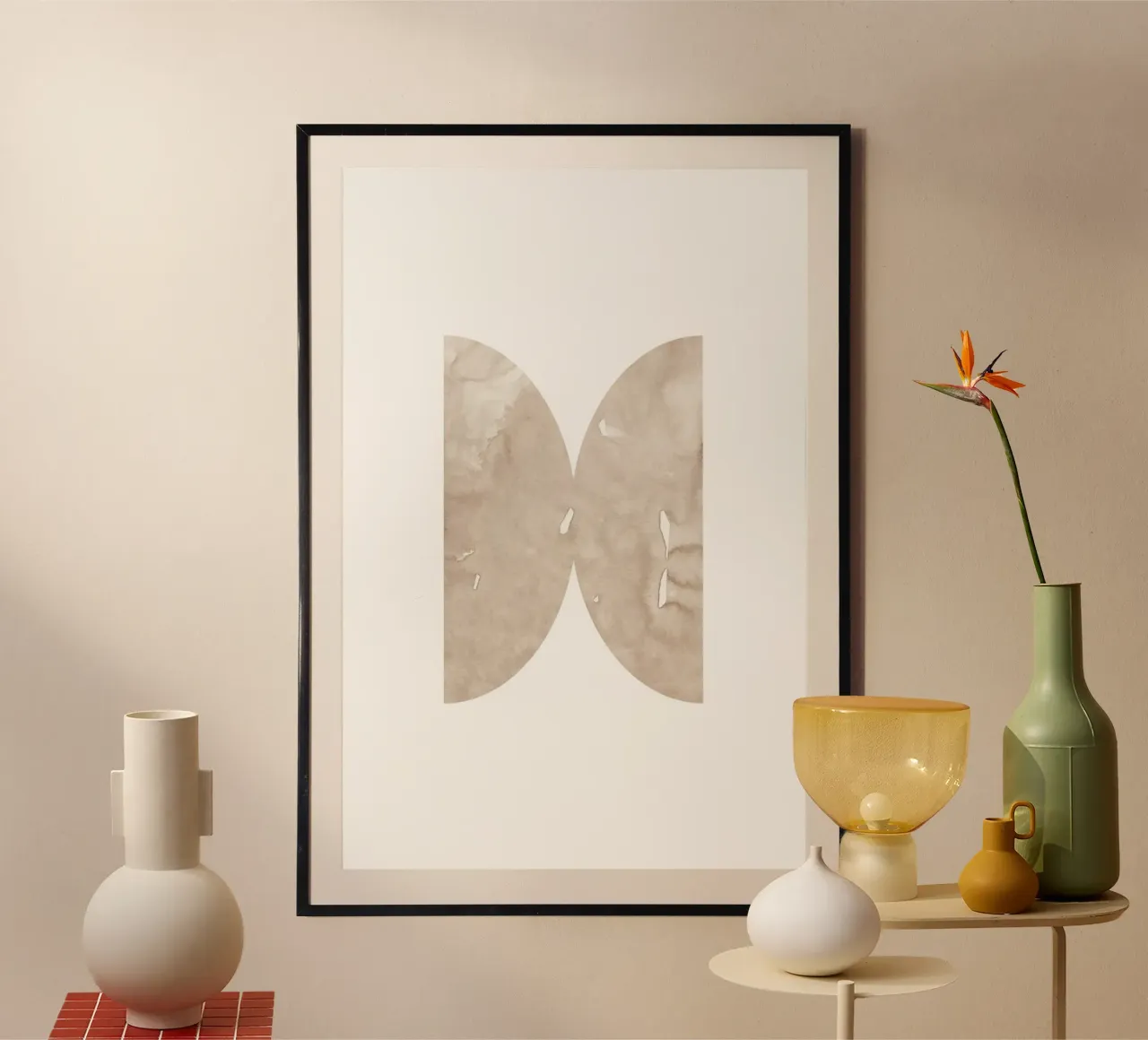 Forme geometriche ad acquerello 6 poster da NouveauPrints