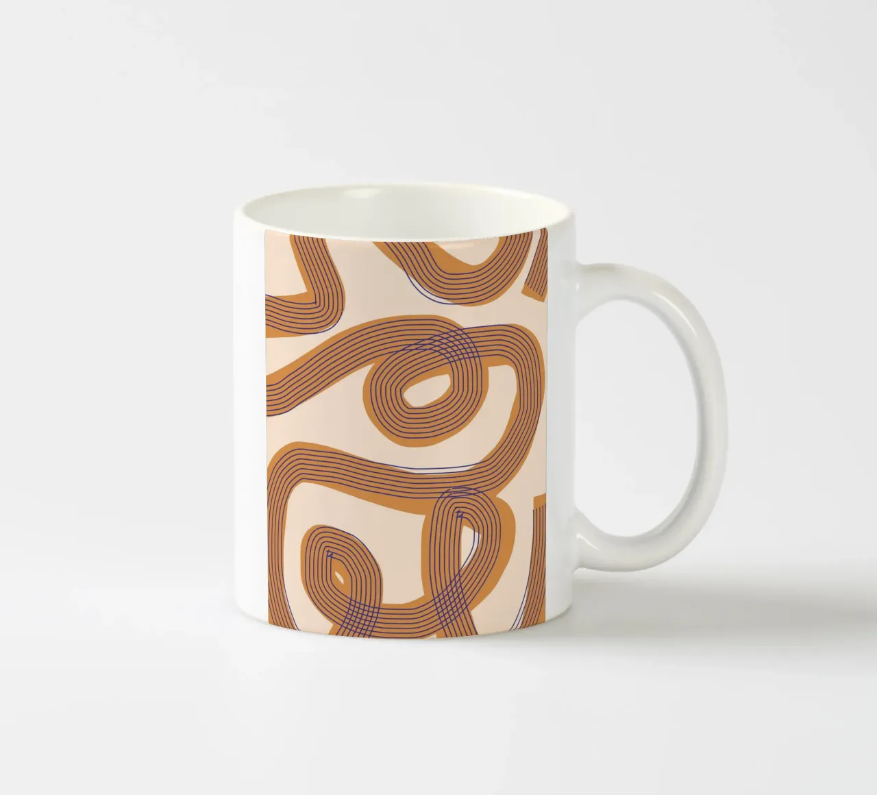 Linee organiche tazza in ceramica da Little Dean