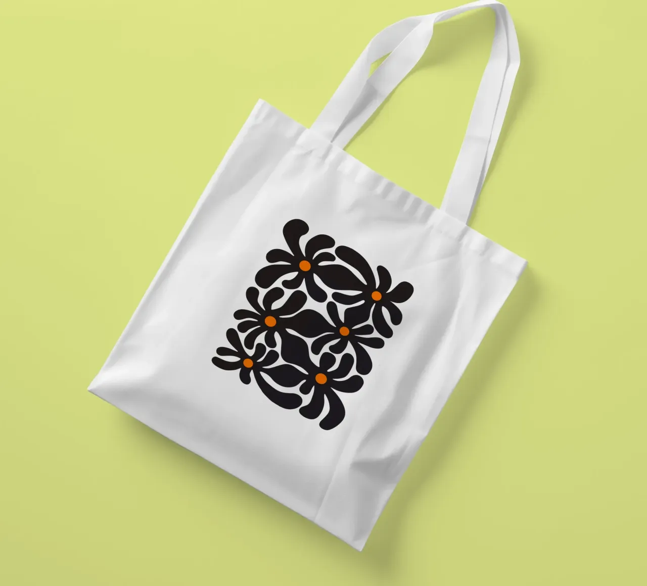 Fiori retrò borsa in juta da Asha Designs