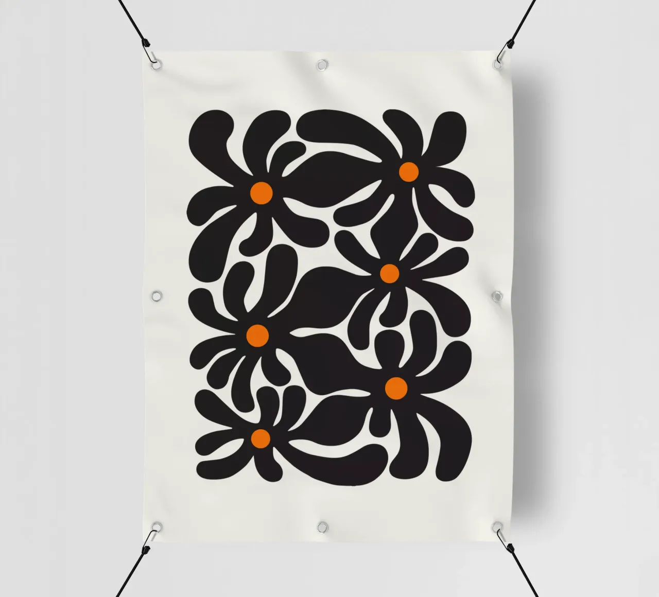 Fiori retrò telo in pvc da Asha Designs
