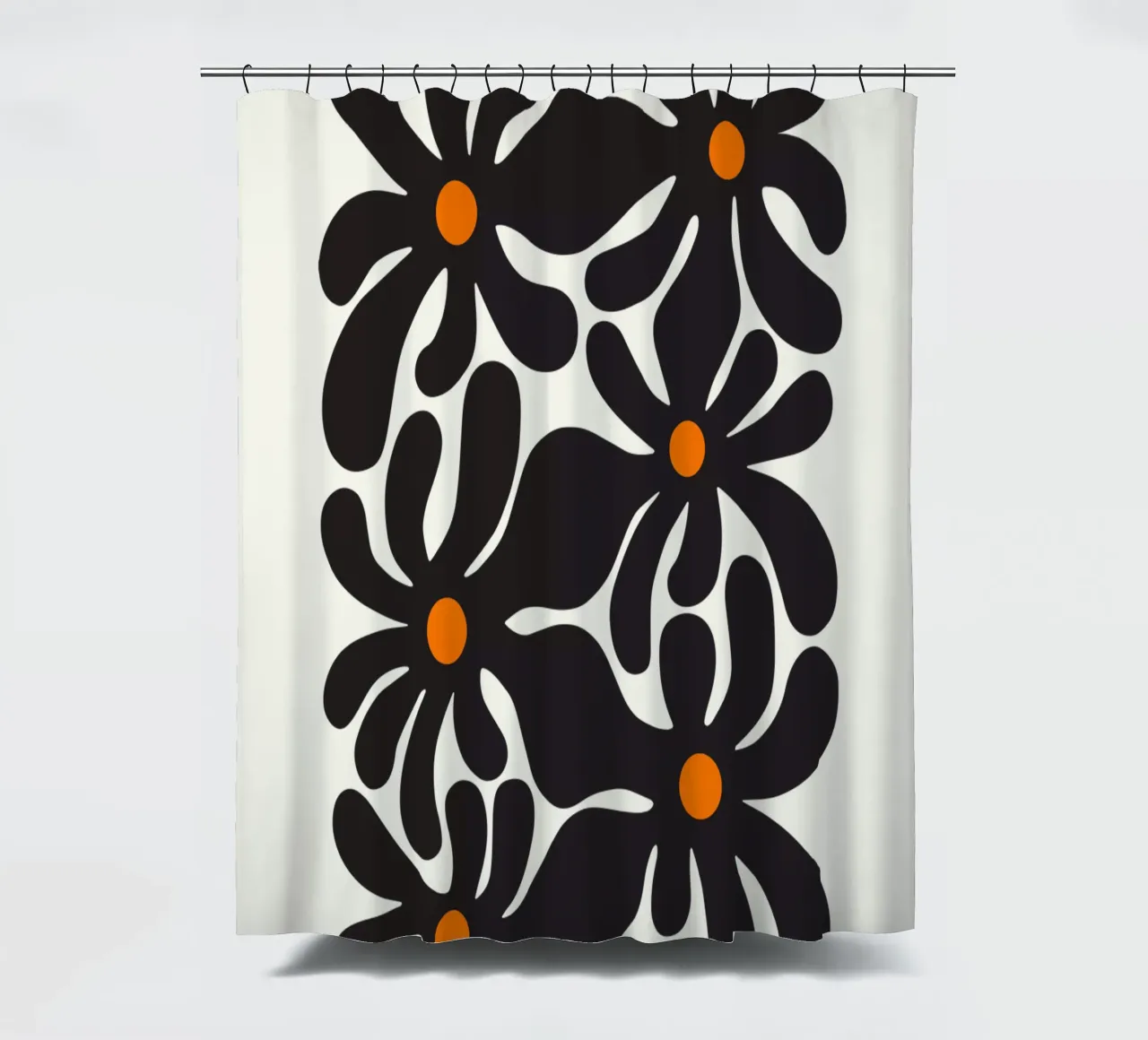 Fiori retrò tenda da doccia da Asha Designs