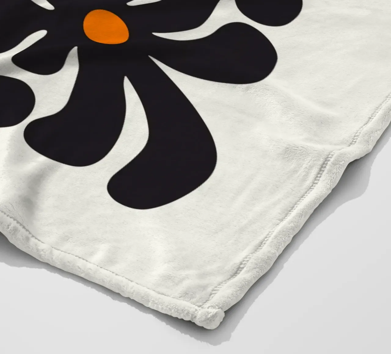 Fiori retrò coperta in pile da Asha Designs
