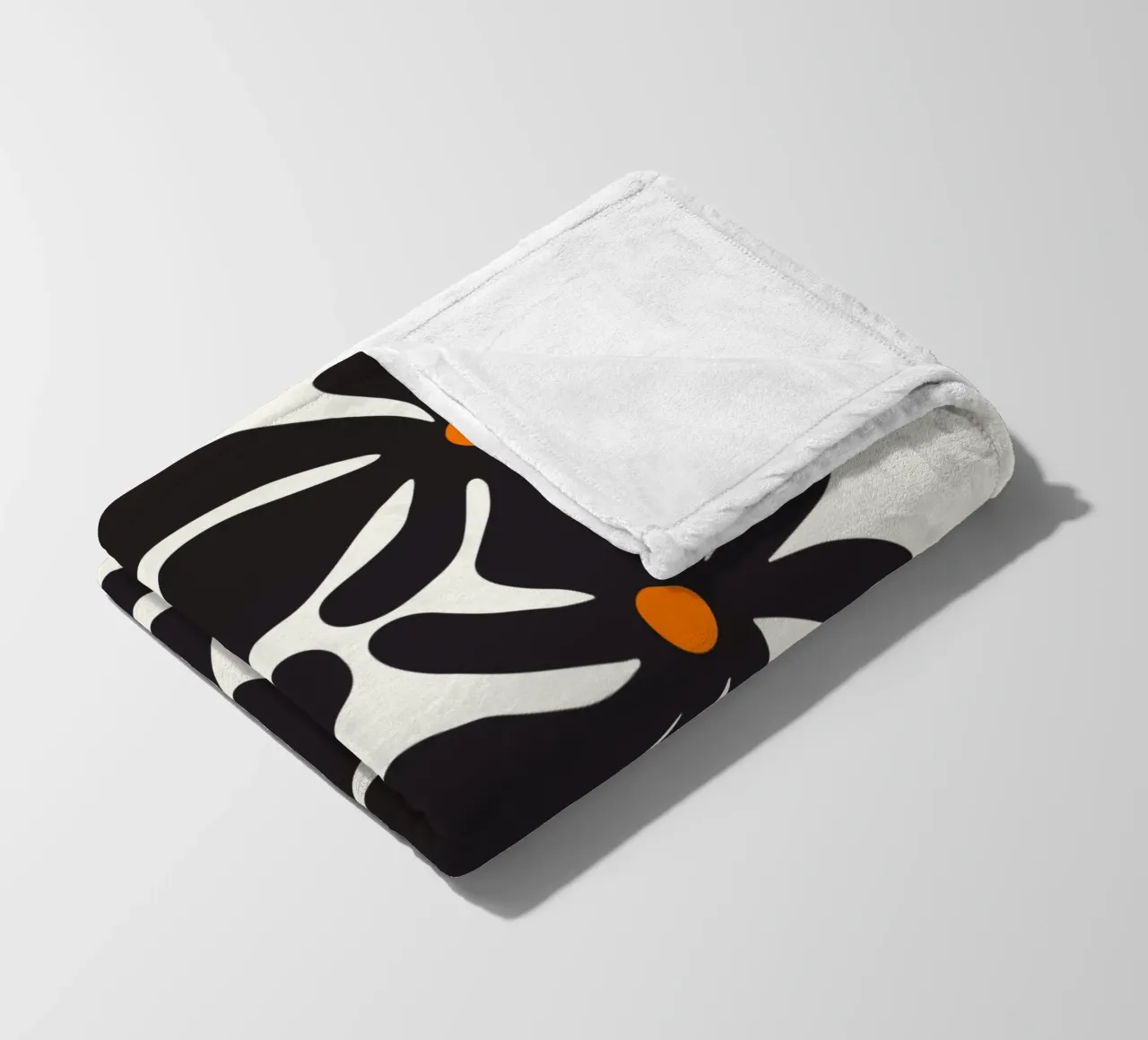 Fiori retrò coperta in pile da Asha Designs
