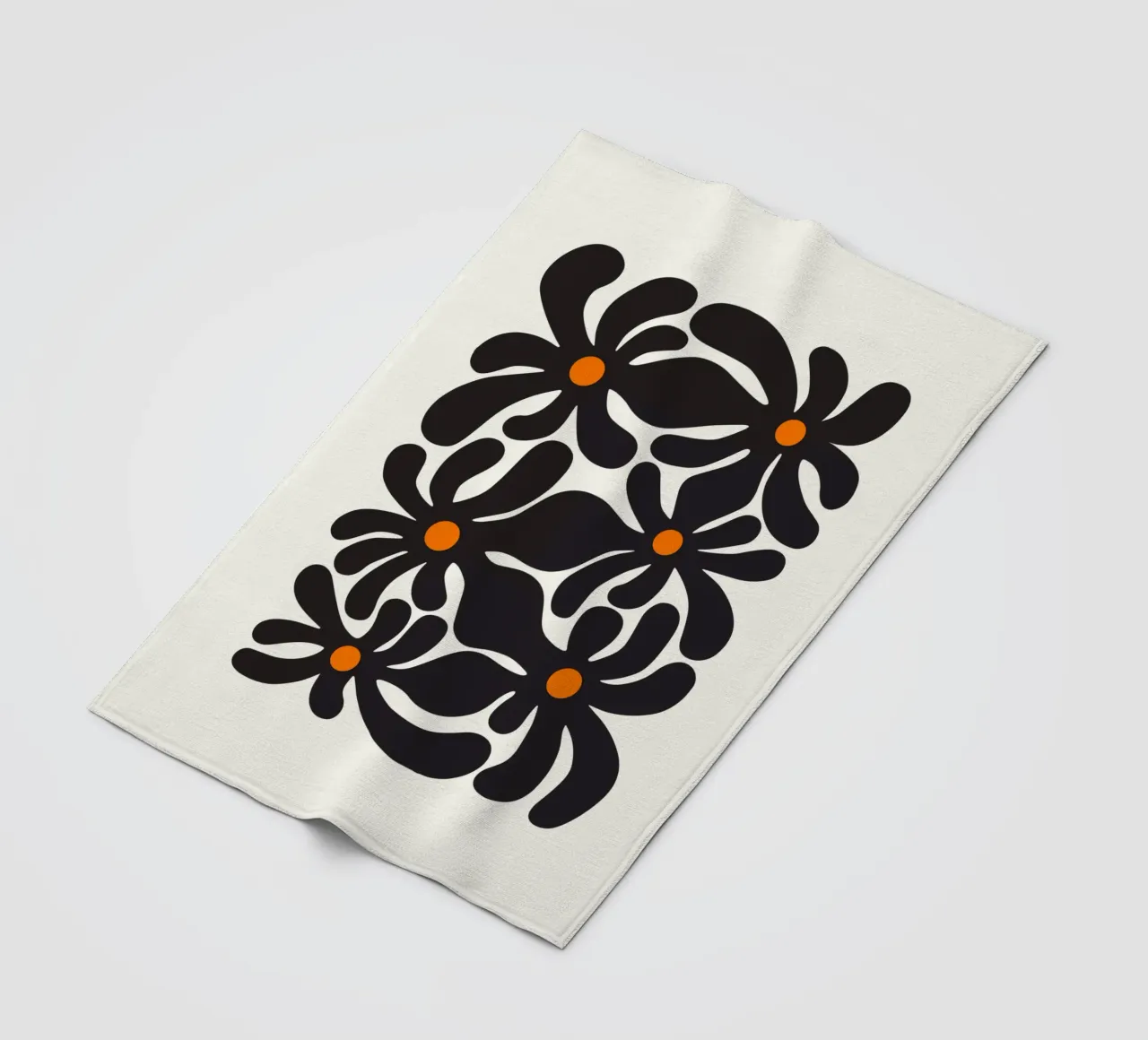 Fiori retrò coperta in pile da Asha Designs