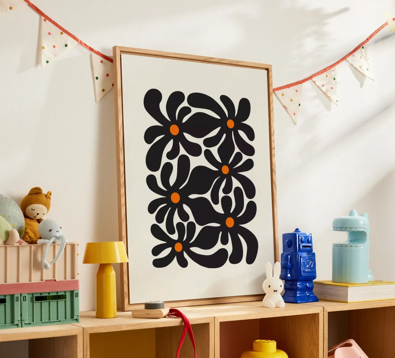 Fiori retrò plexiglass da Asha Designs