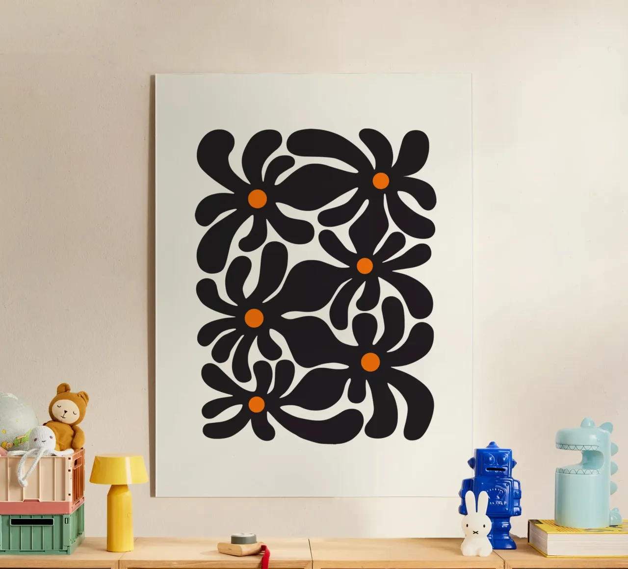 Fiori retrò plexiglass da Asha Designs