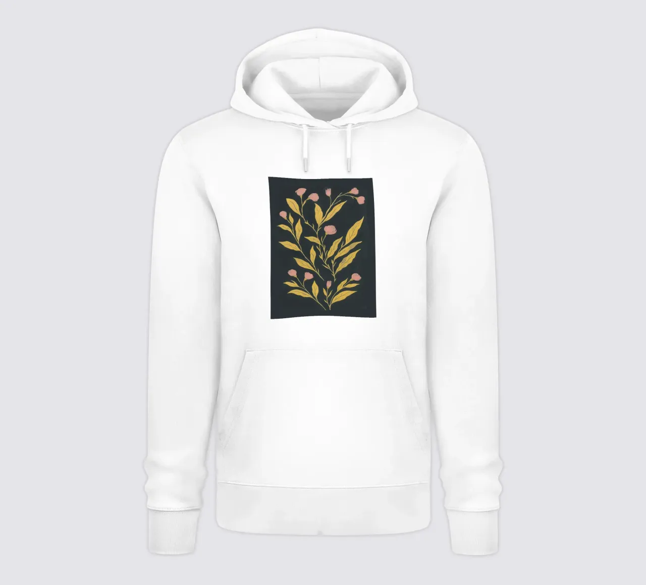 Ramo in fiore felpa con cappuccio da ThingDesign