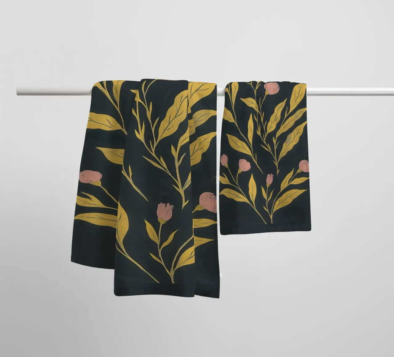 Ramo in fiore asciugamano da bagno da ThingDesign
