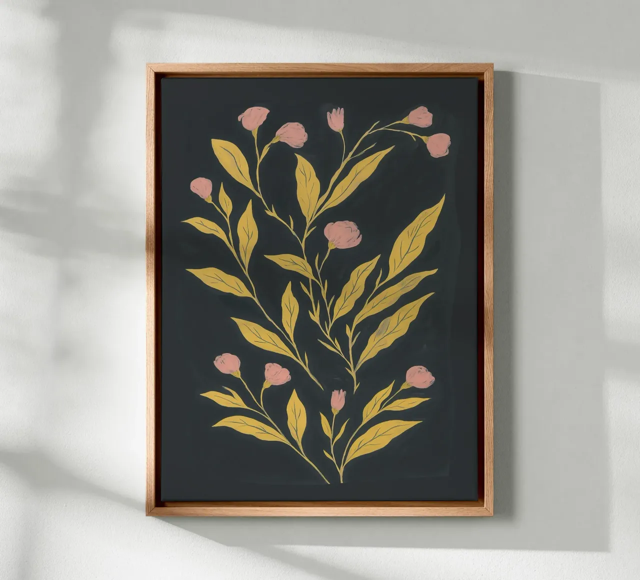 Ramo in fiore tela con Cornice a cassetta da ThingDesign