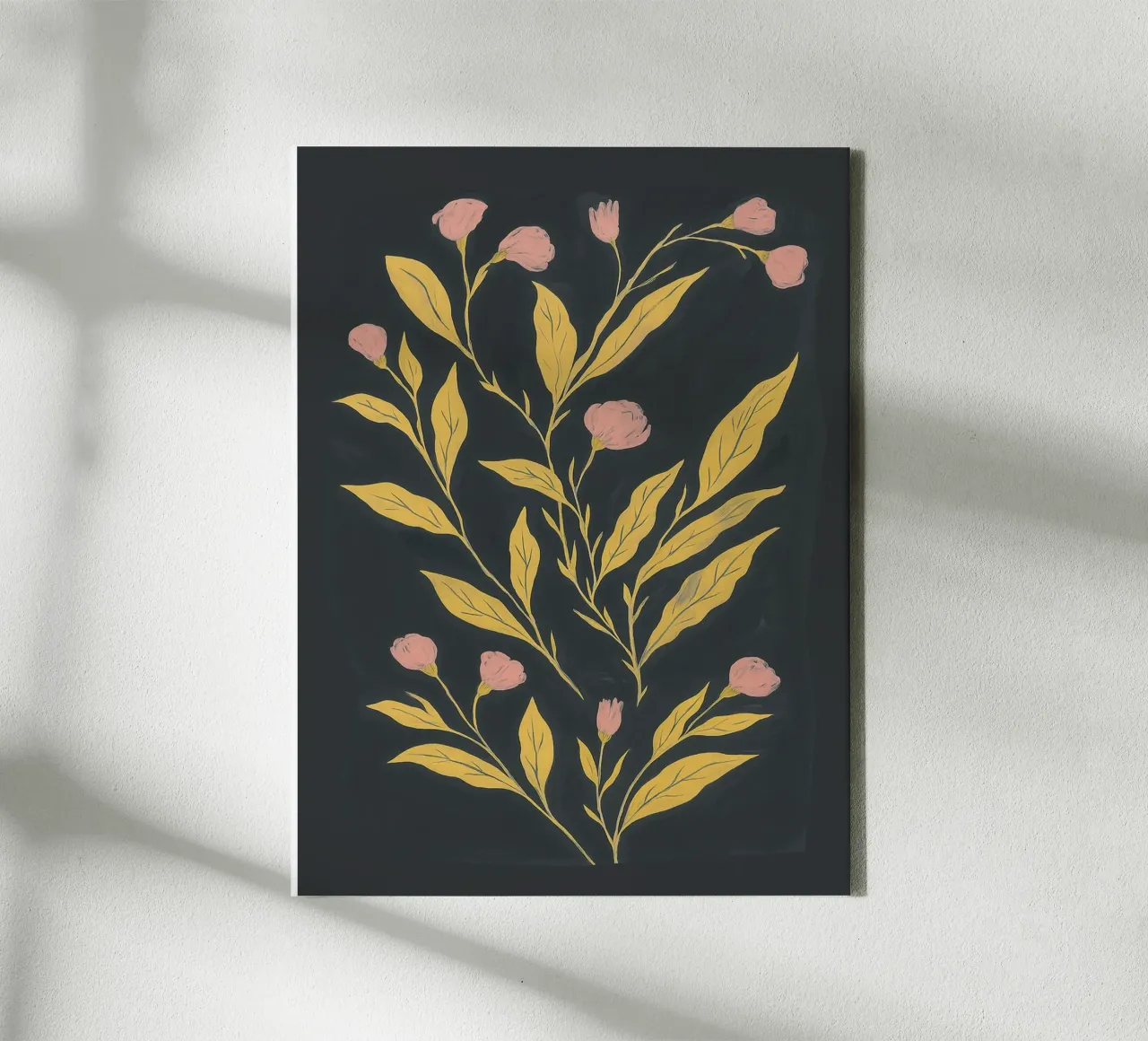 Ramo in fiore tela con Cornice a cassetta da ThingDesign
