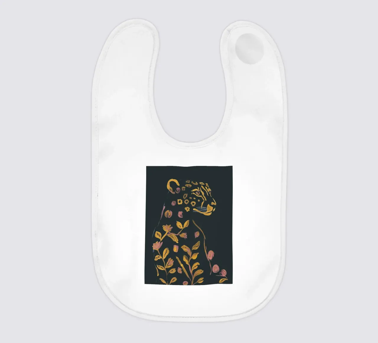 Ghepardo floreale bavaglino da ThingDesign