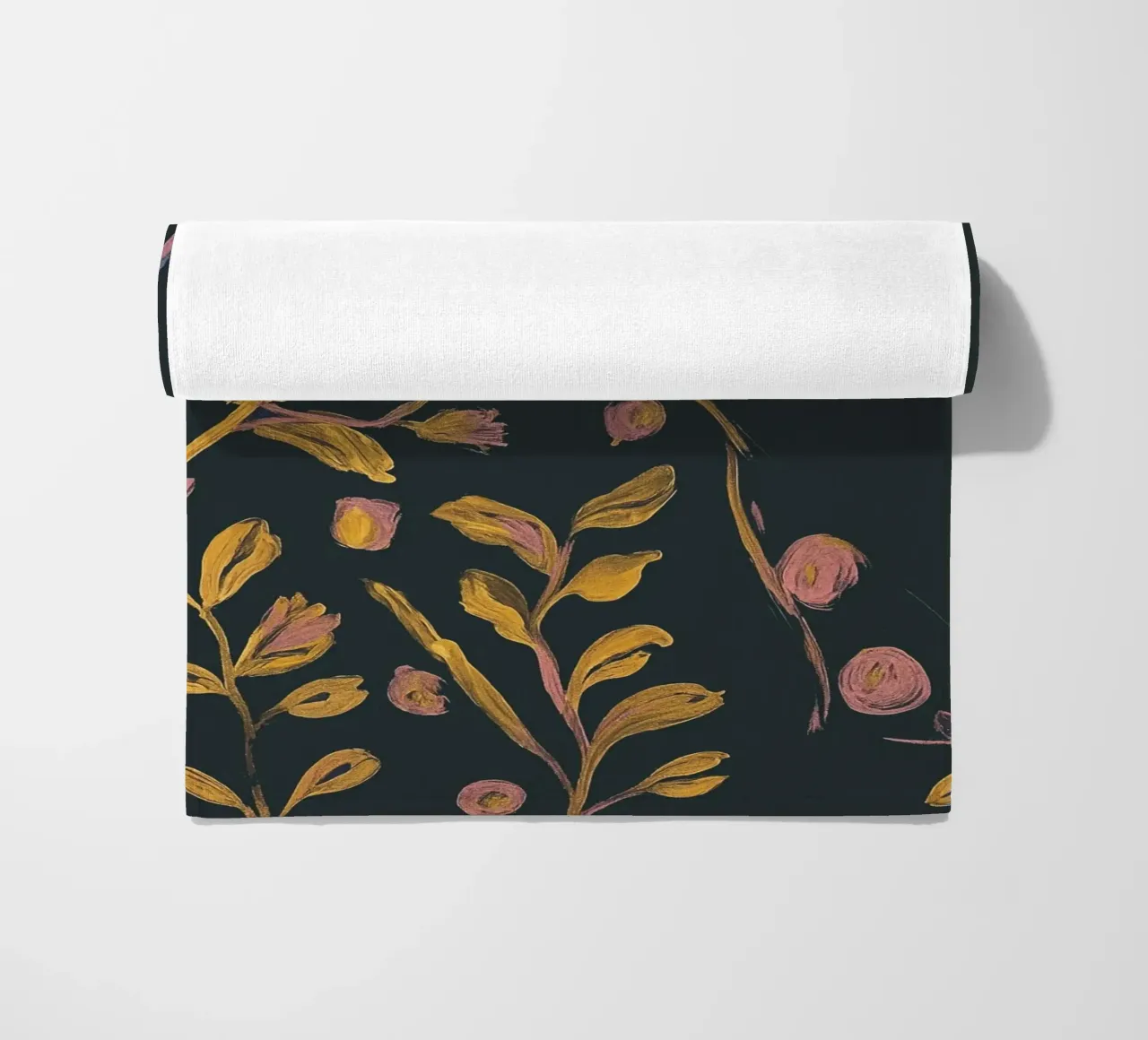 Ghepardo floreale telo mare da ThingDesign