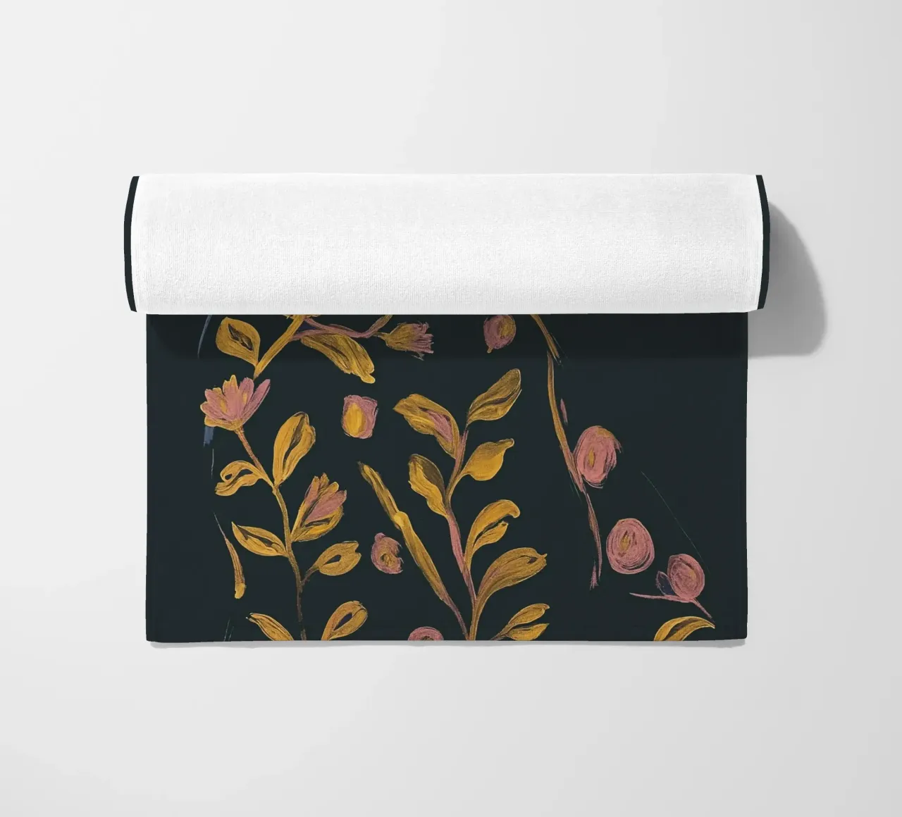 Ghepardo floreale telo mare da ThingDesign