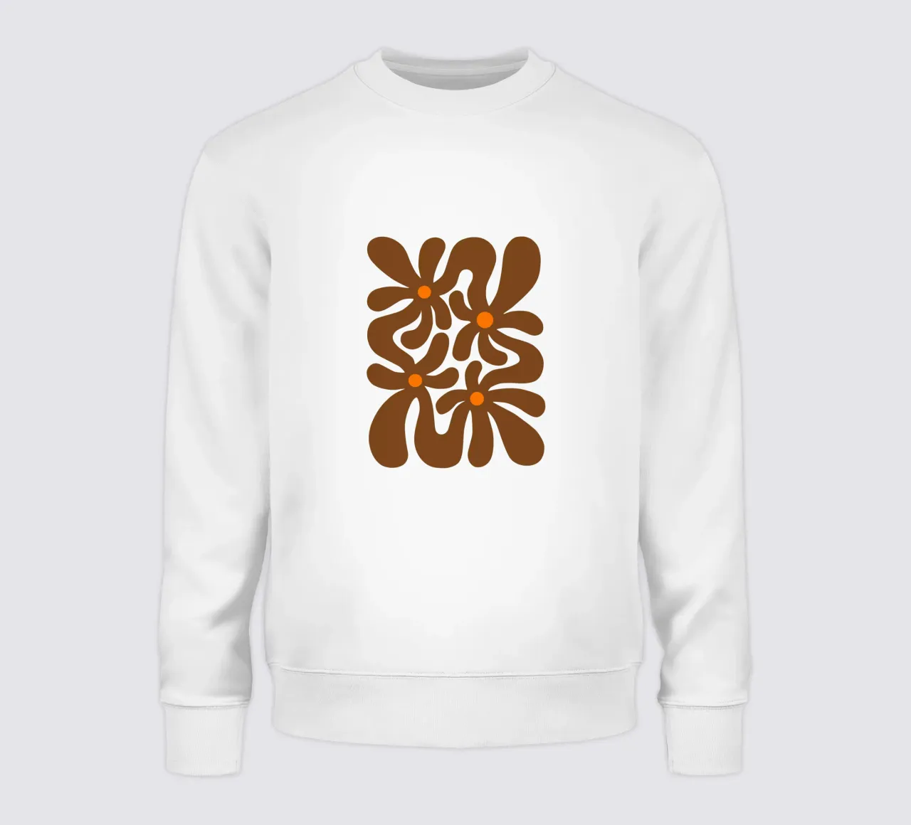 Design floreale retrò felpa da Asha Designs