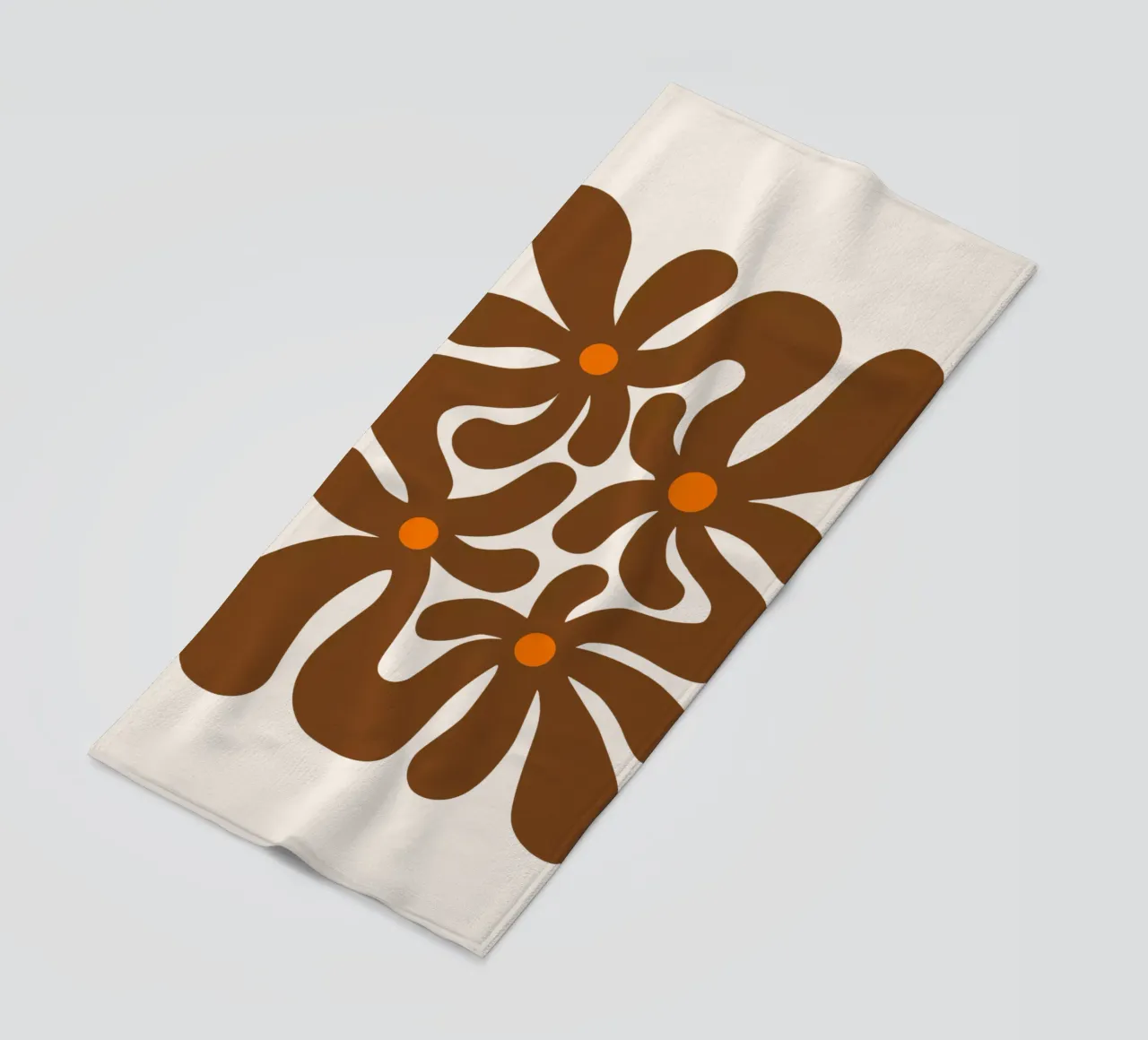 Design floreale retrò telo mare da Asha Designs