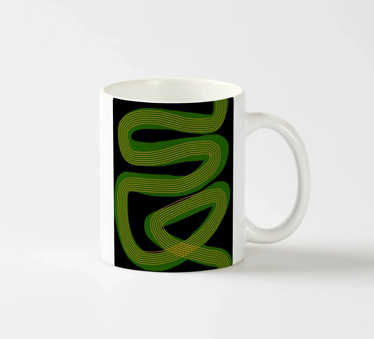 Linee organiche 03 tazza in ceramica da Little Dean