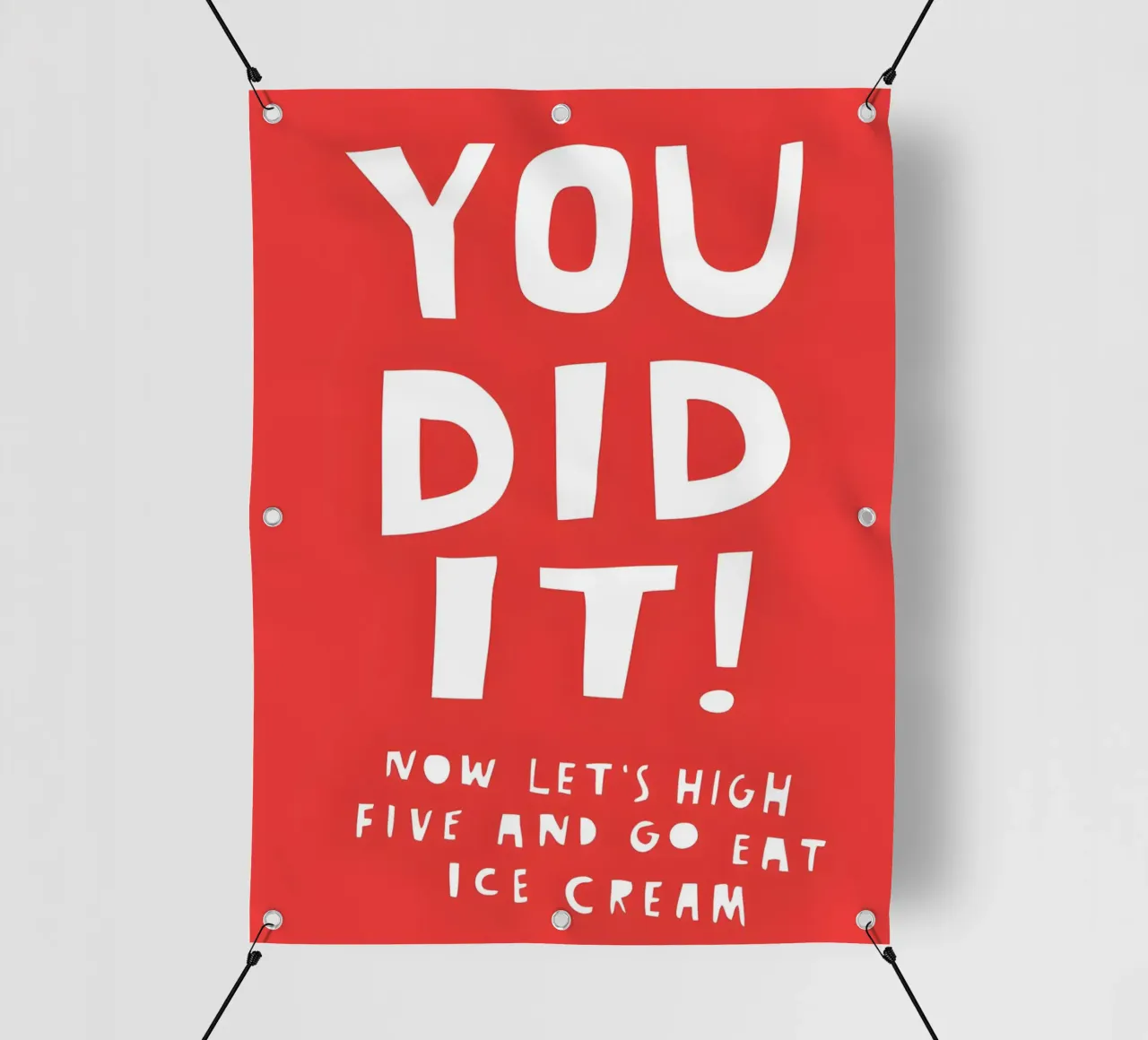 YOU DID IT telo in pvc da Type & Tape