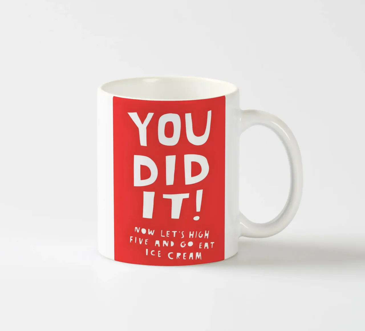 YOU DID IT tazza in ceramica da Type & Tape