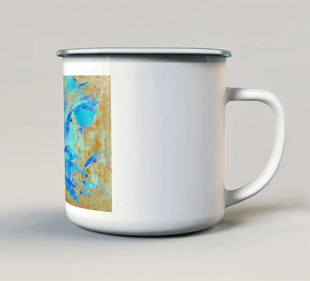 IDEAL GIFT 71 invers tazza in smalto da Thierry Vobmann Abstract painting