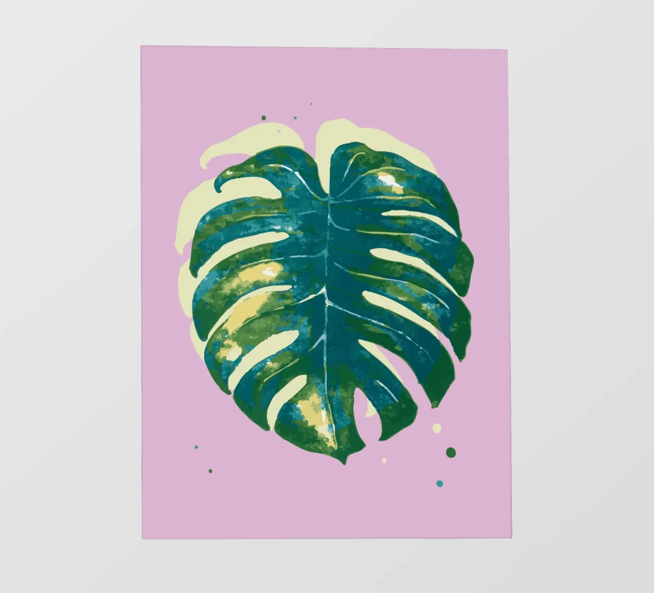 Monstera Vibes pellicola backlit da Schuhmann Design