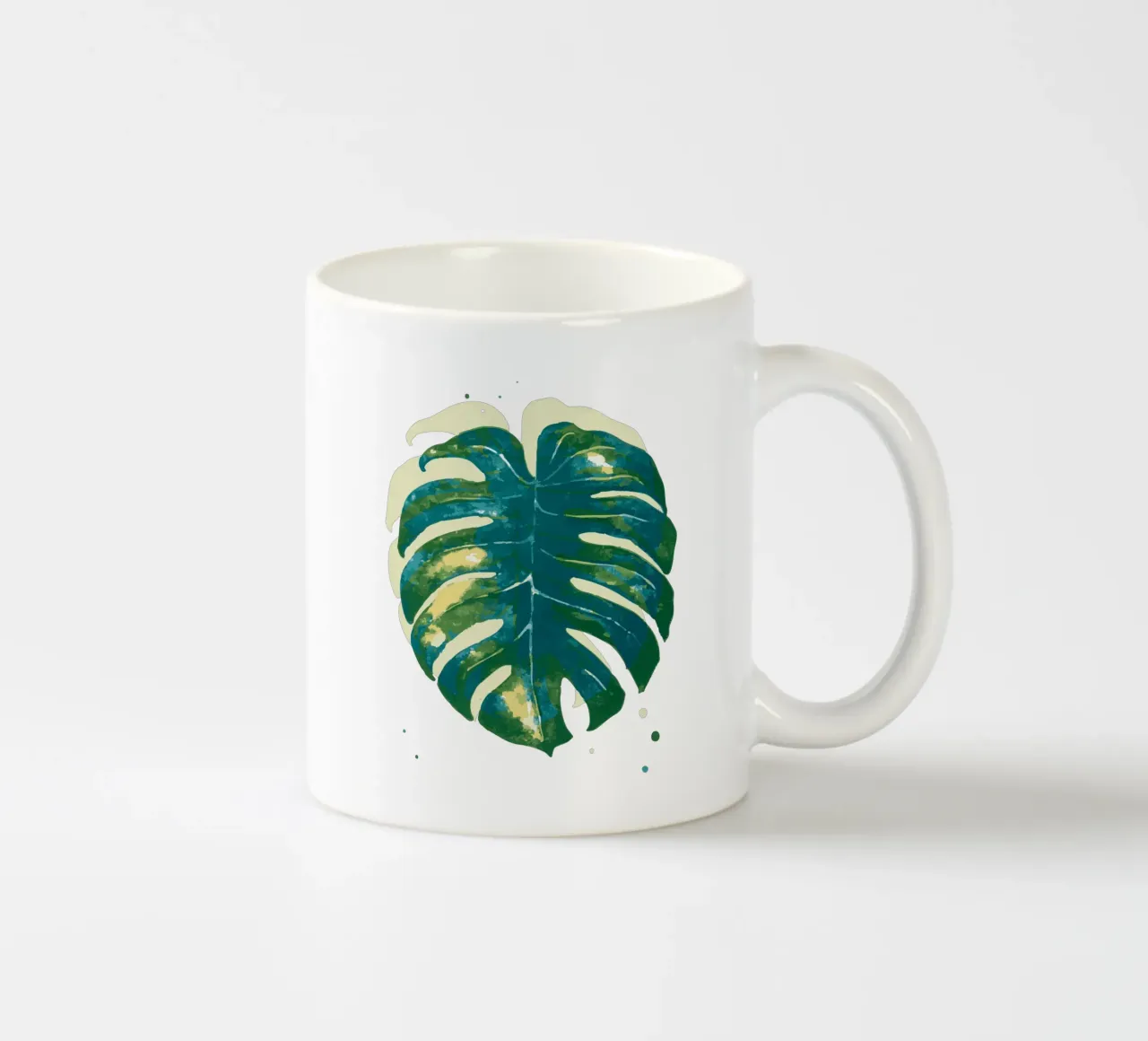 Monstera Vibes tazza in ceramica da Schuhmann Design