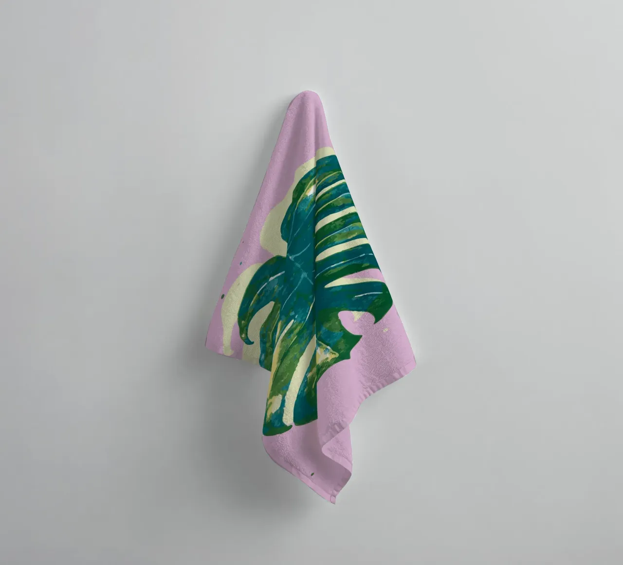 Monstera Vibes asciugamano da bagno da Schuhmann Design