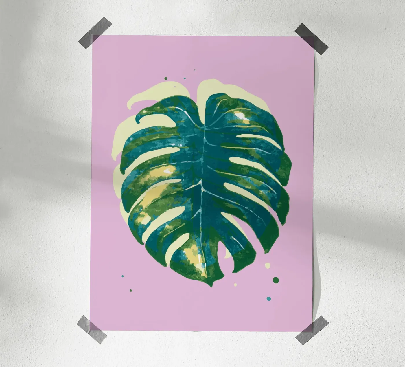 Monstera Vibes poster da Schuhmann Design