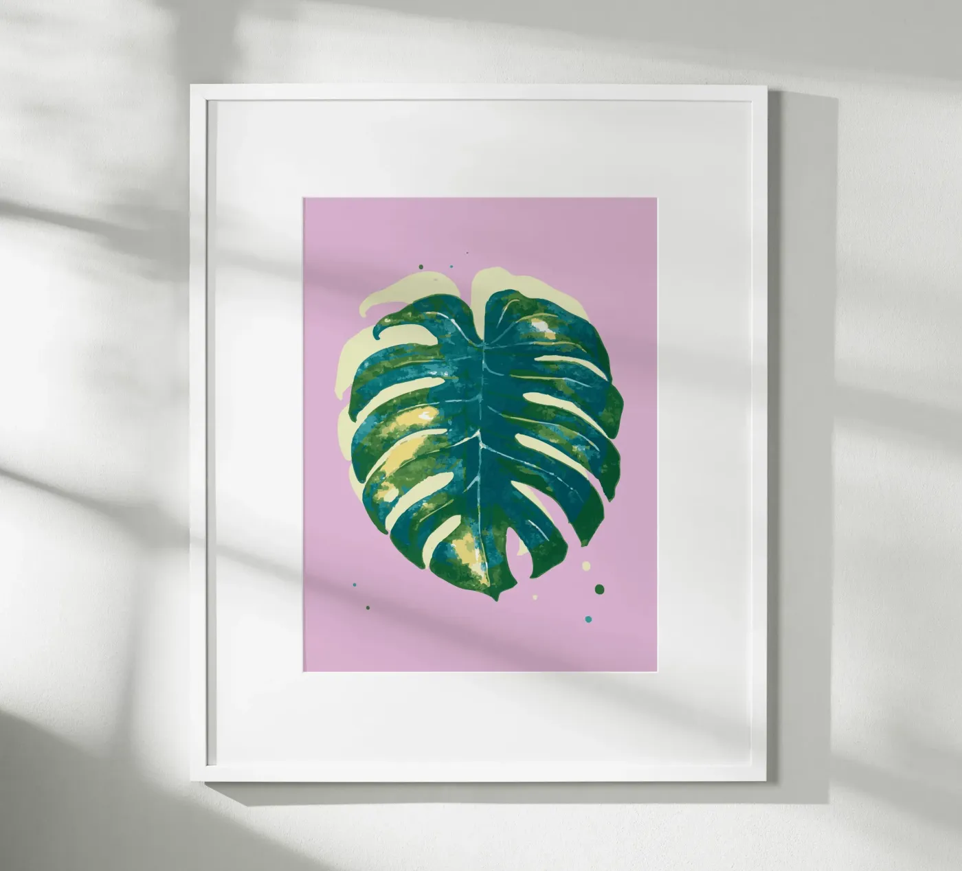 Monstera Vibes poster da Schuhmann Design