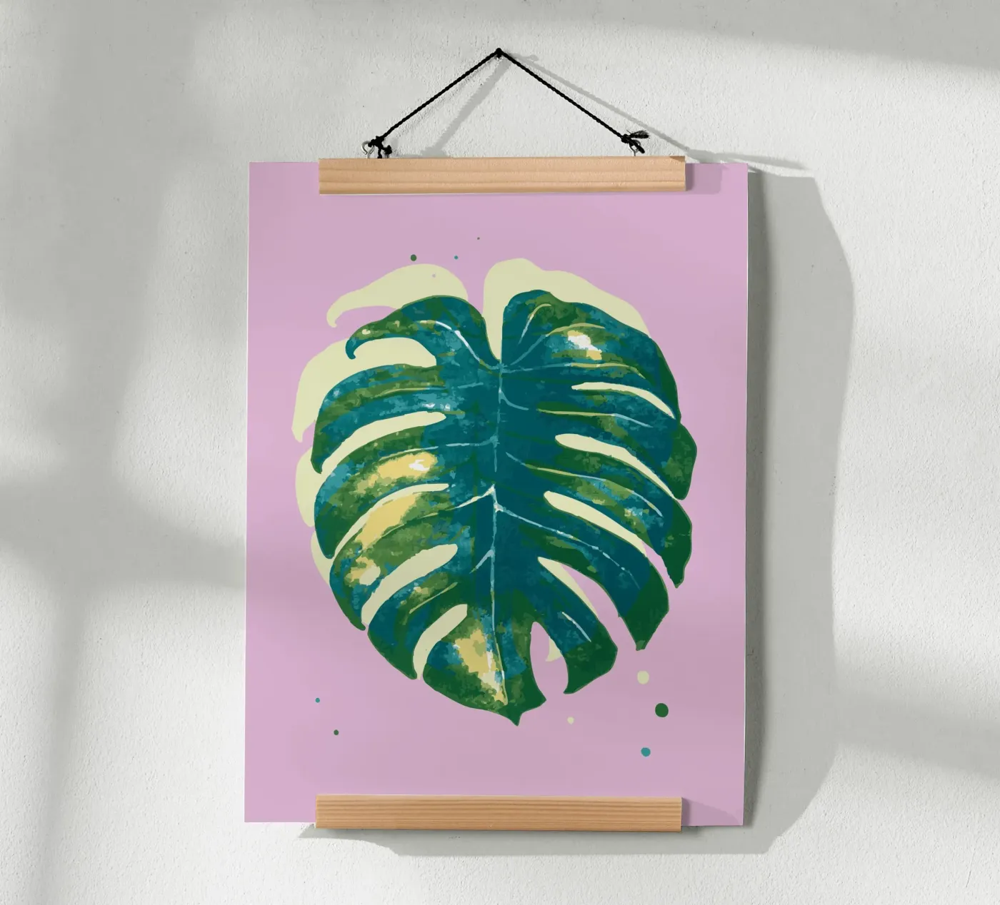 Monstera Vibes poster da Schuhmann Design