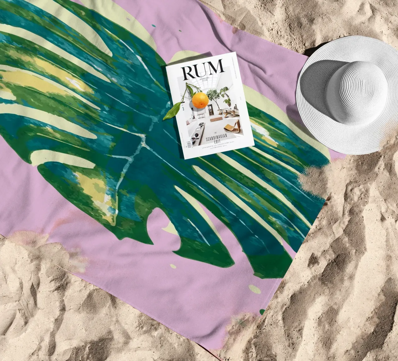 Monstera Vibes telo mare da Schuhmann Design