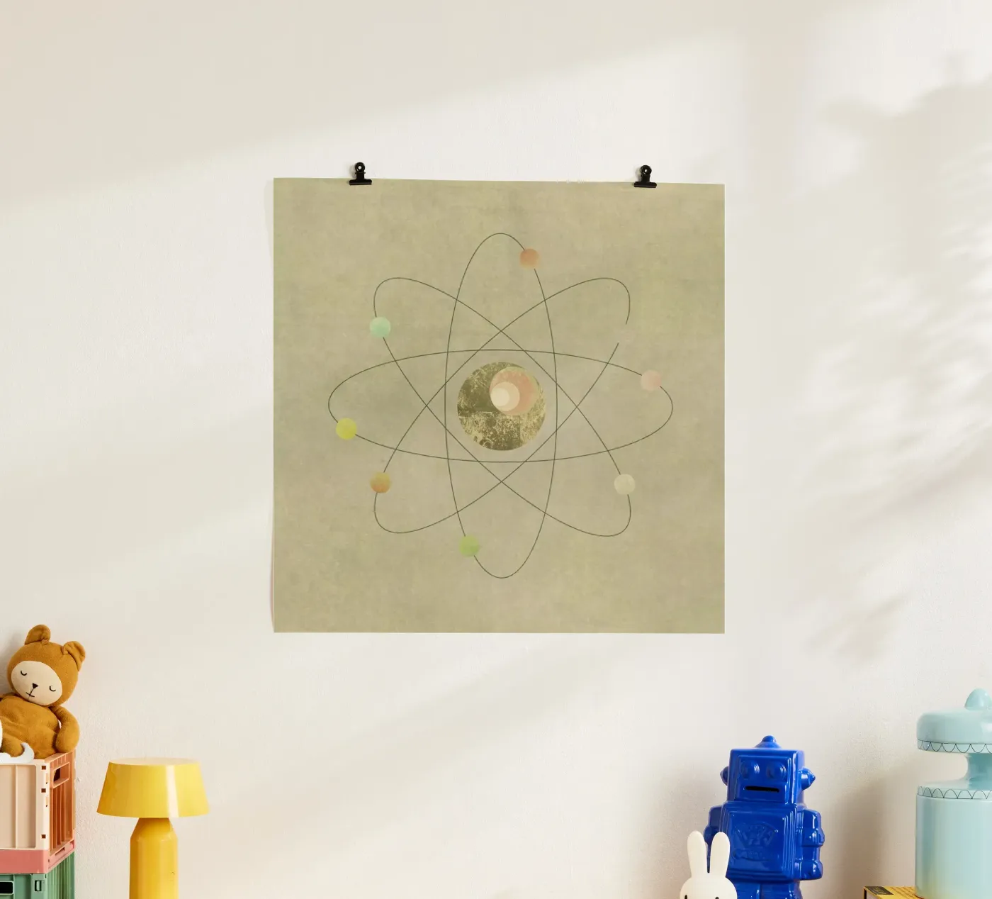 Atom poster van Metron