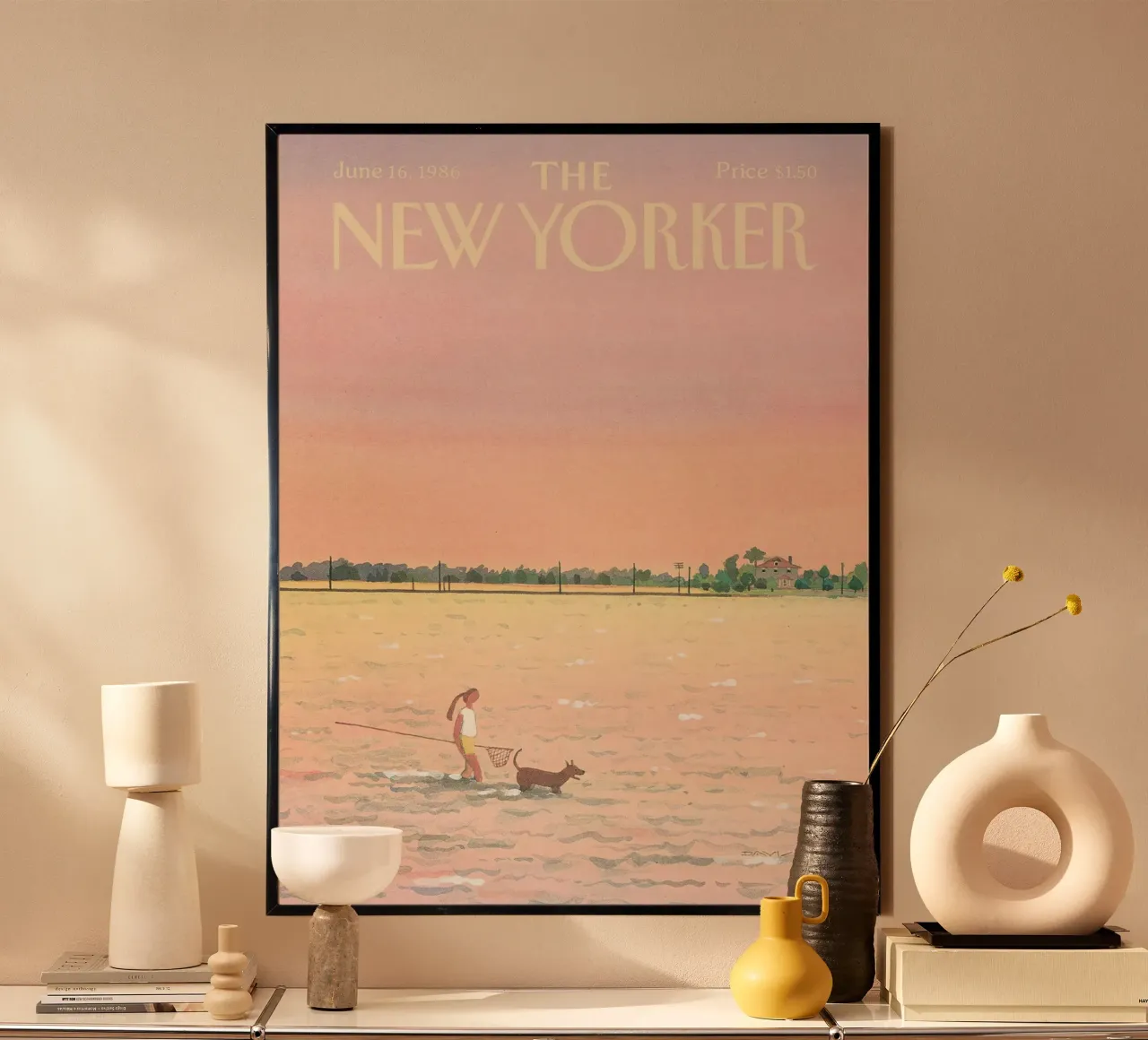 La rivista New Yorker 1986 poster da Mr.Lorenzo