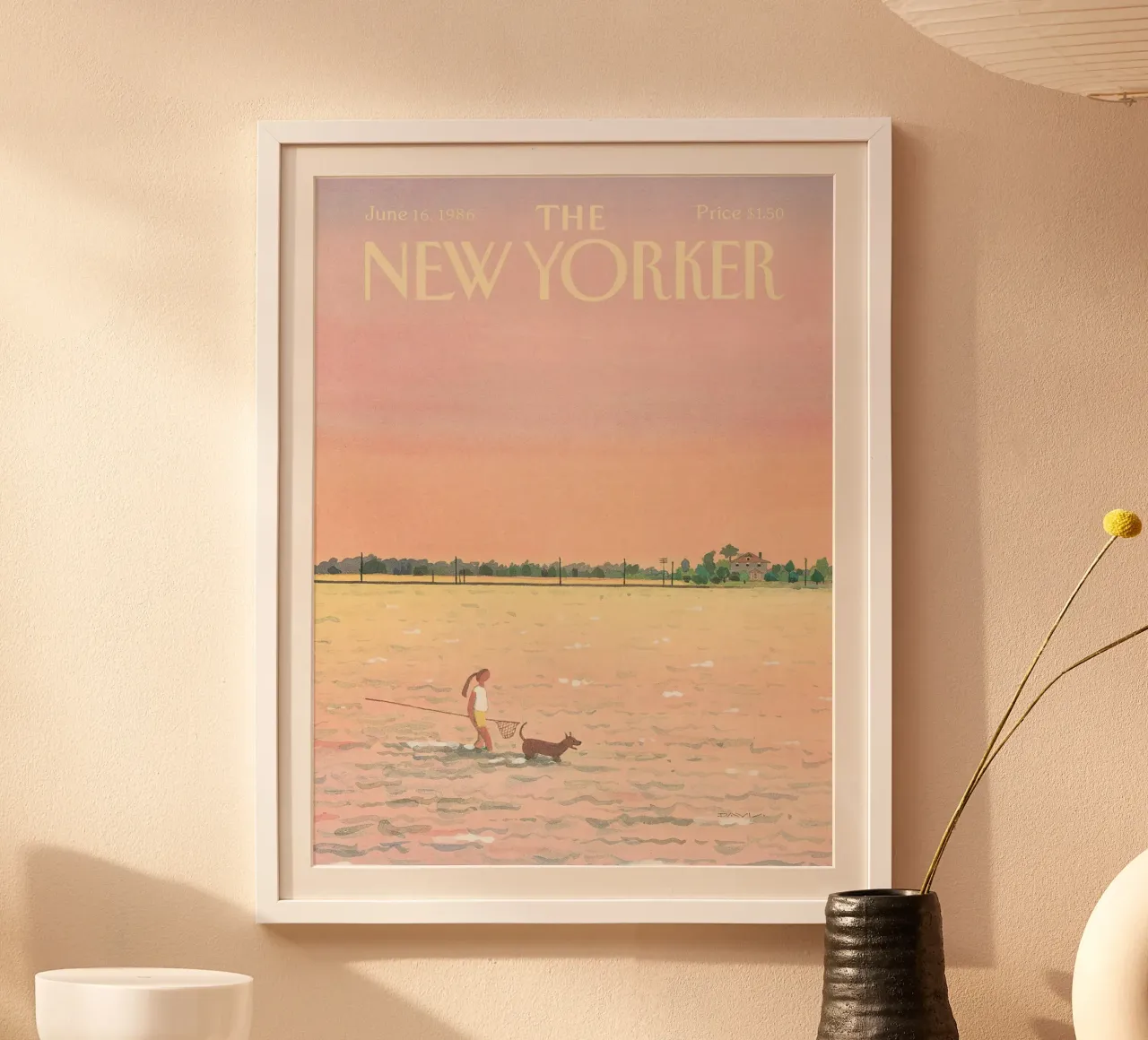 La rivista New Yorker 1986 poster da Mr.Lorenzo