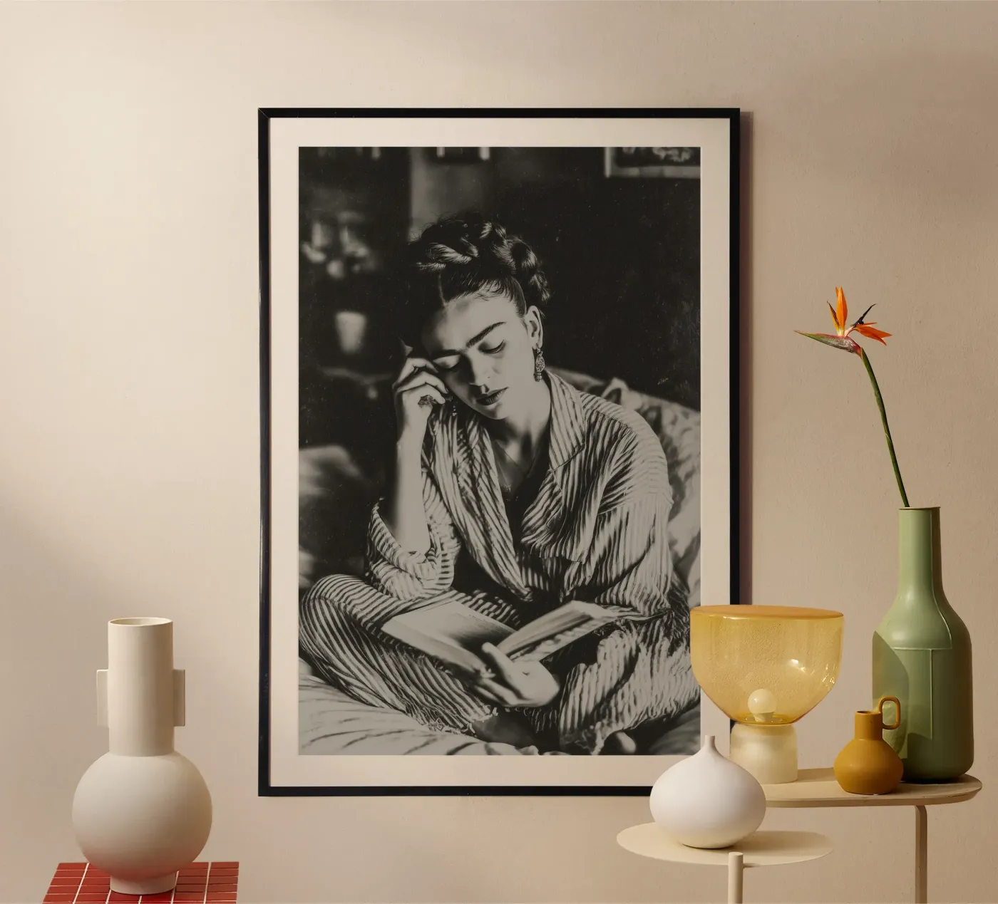 Reading Frida poster by treechild