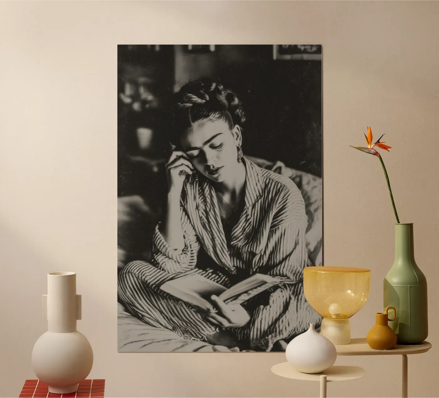 Reading Frida poster by treechild