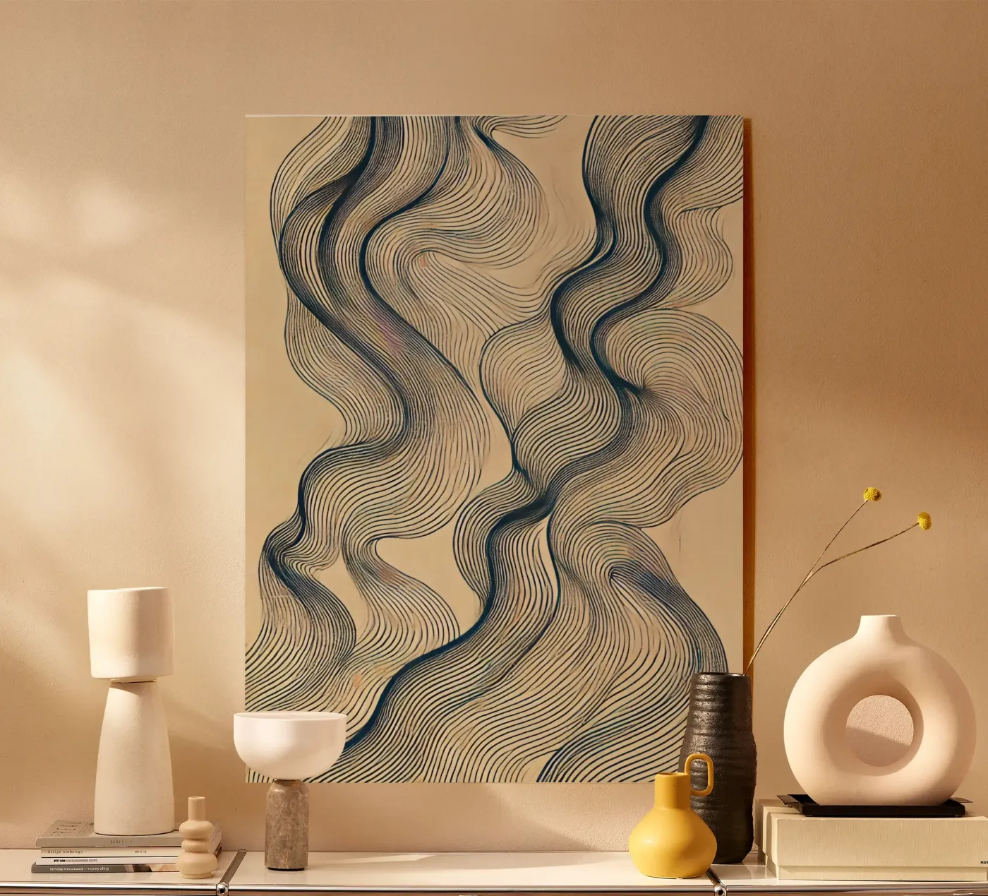 Onde imperfette plexiglass da WijdevenPrints